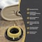 Everflow Toilet Gasket w/ Flange Fits 3''&4'' Toilet Bowl Waste Line, has Bolts TRZR1002 - alternate 5
